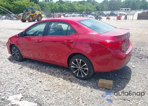 2017 Toyota Corolla Se z USA, uszkodzony, nr VIN 2T1BURHEXHC832836